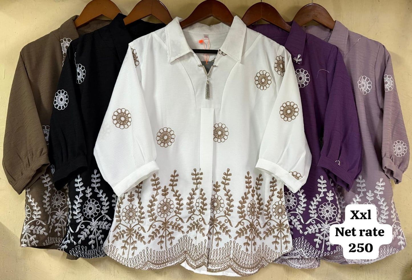 XXL Classy Embroided & Printed Top || Rs. 280 | 33 design