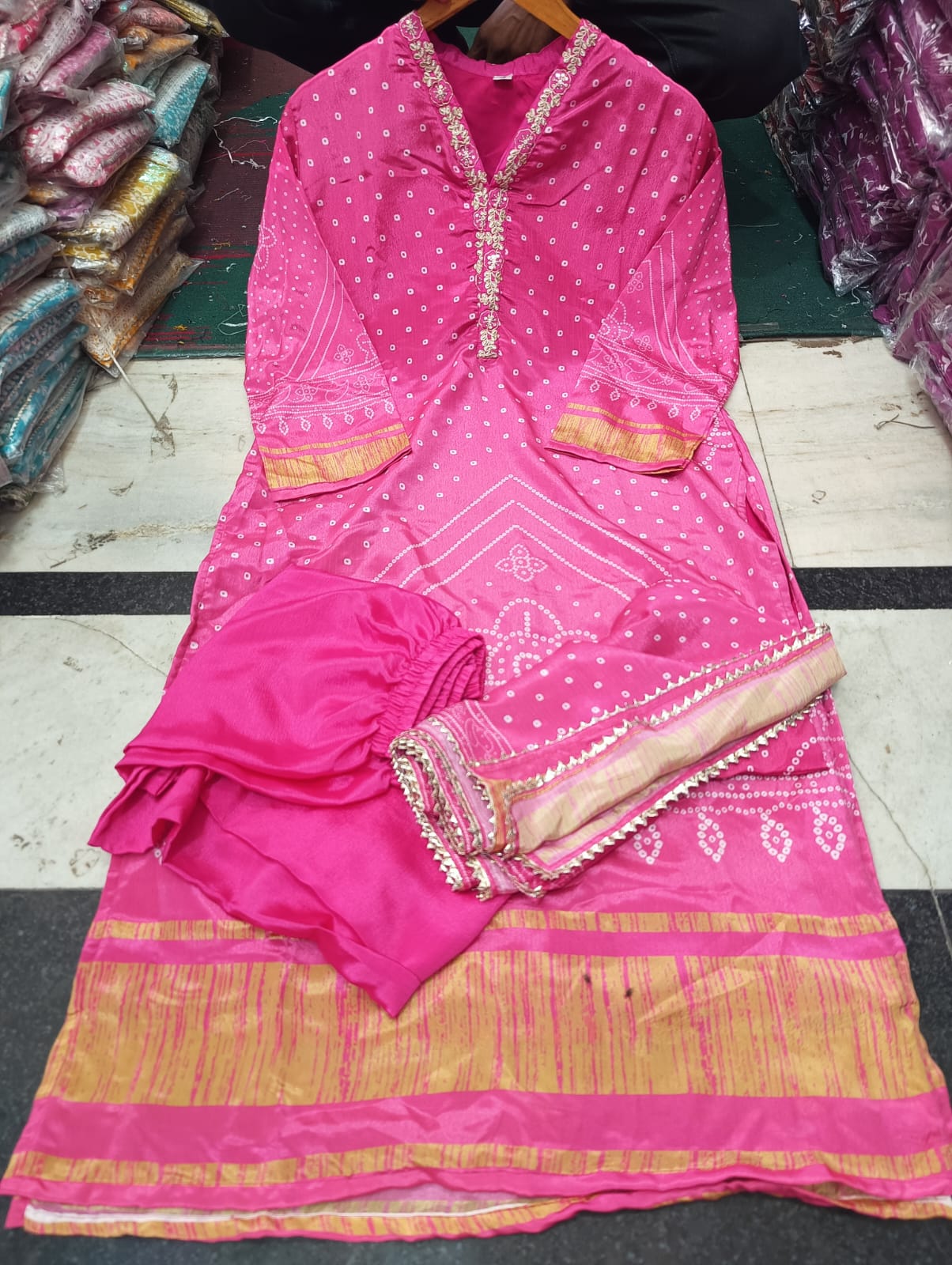 Chinon Silk Designer Festive Wear Set