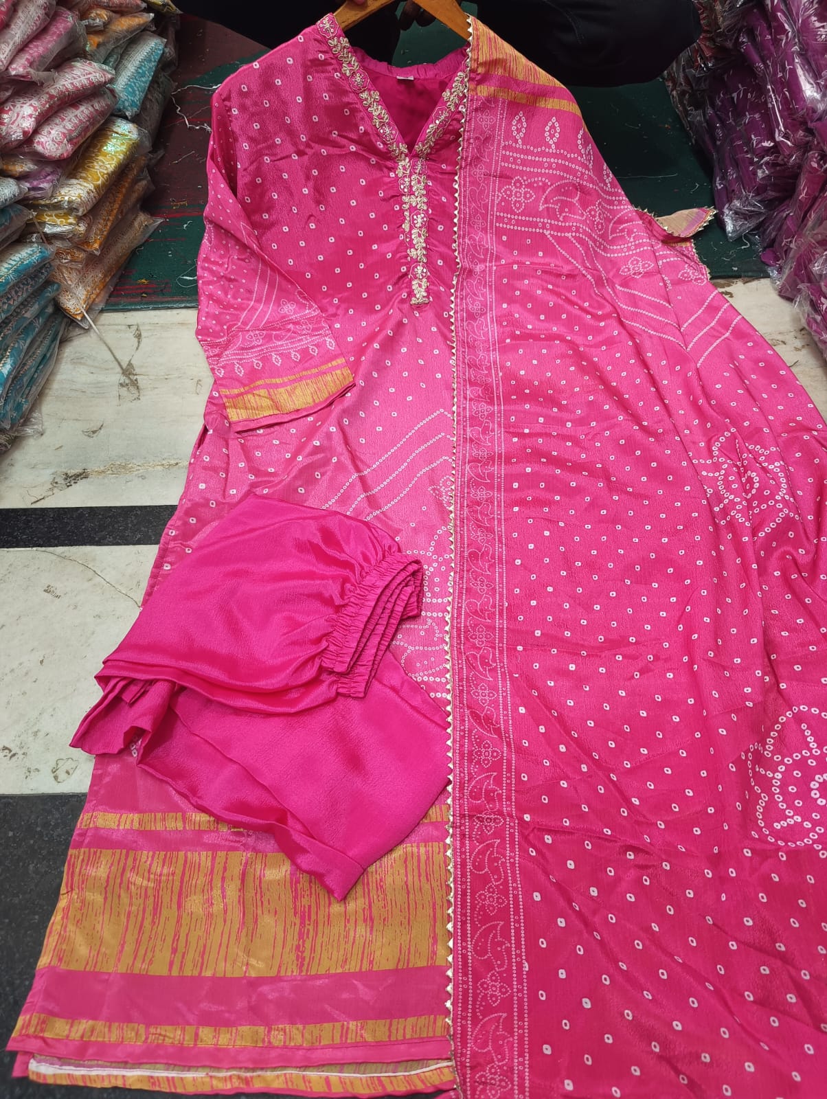 Chinon Silk Designer Festive Wear Set