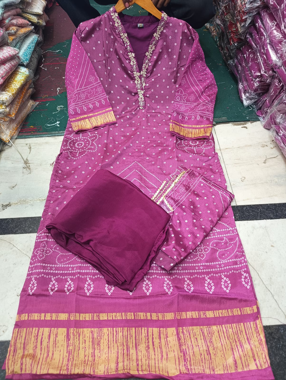 Chinon Silk Designer Festive Wear Set