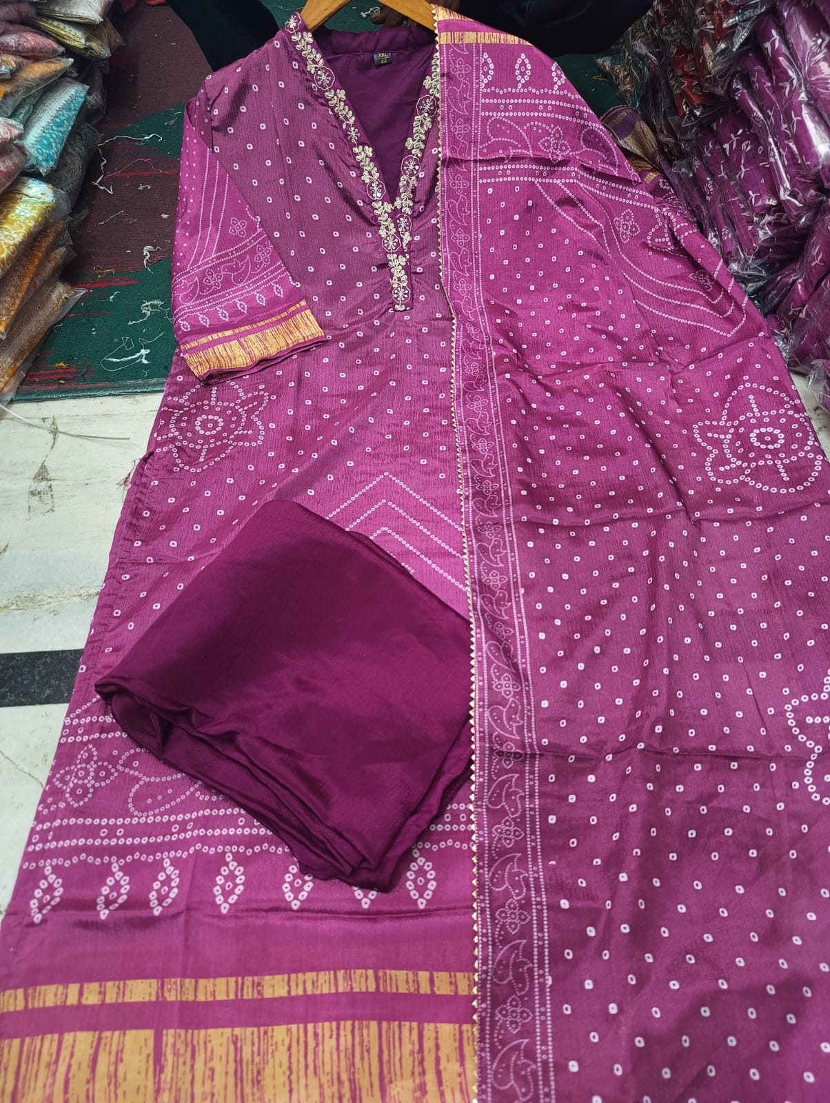 Chinon Silk Designer Festive Wear Set