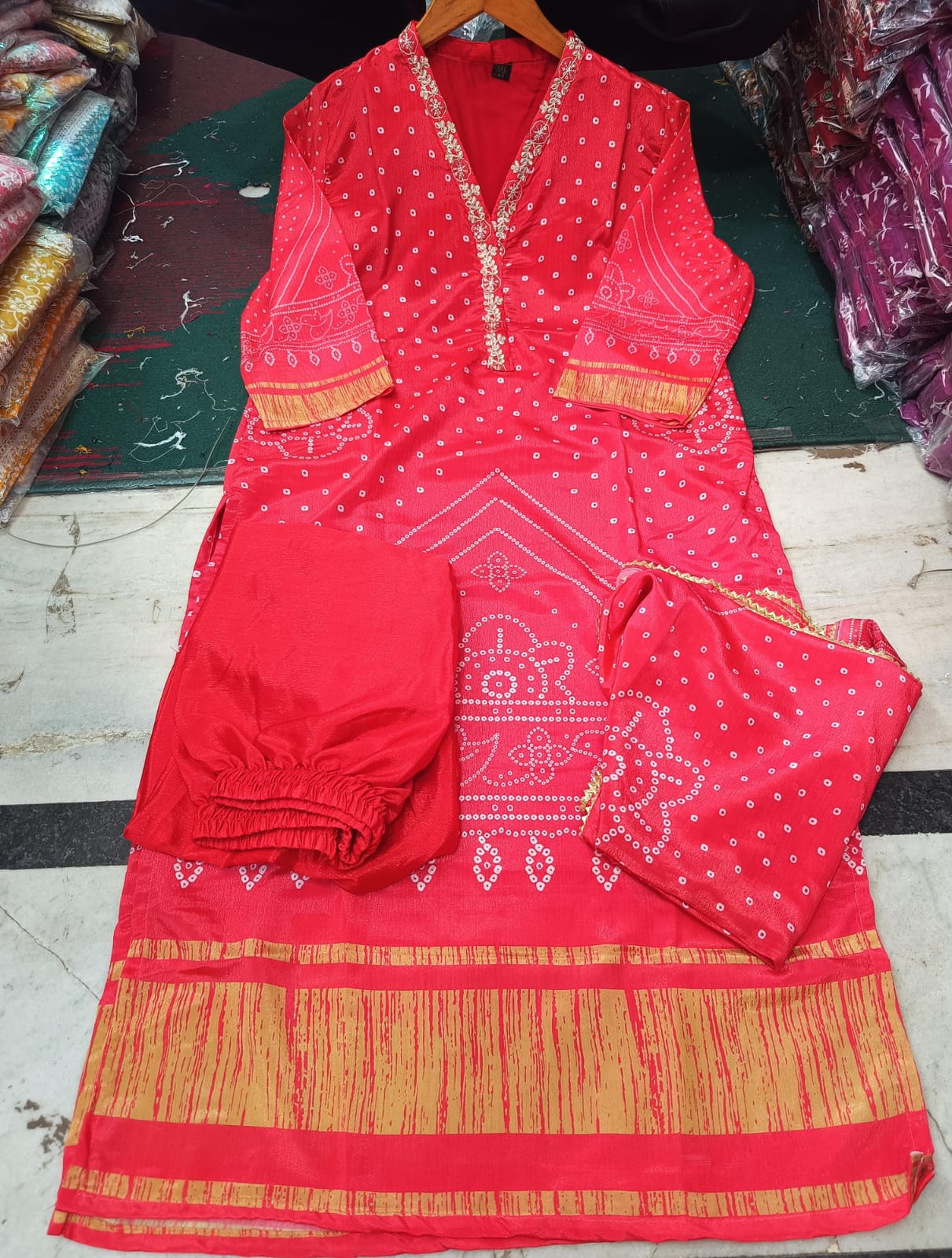 Chinon Silk Designer Festive Wear Set