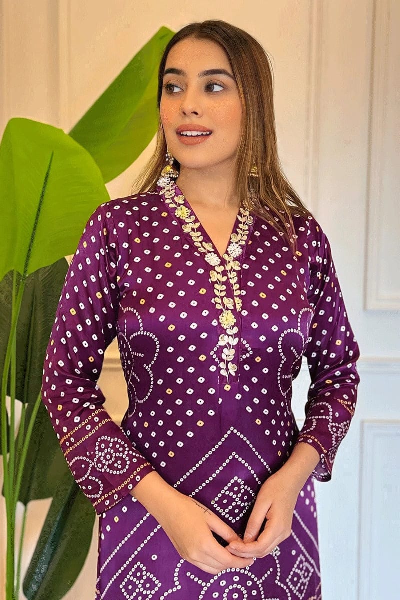 Chinon Silk Designer Festive Wear Set