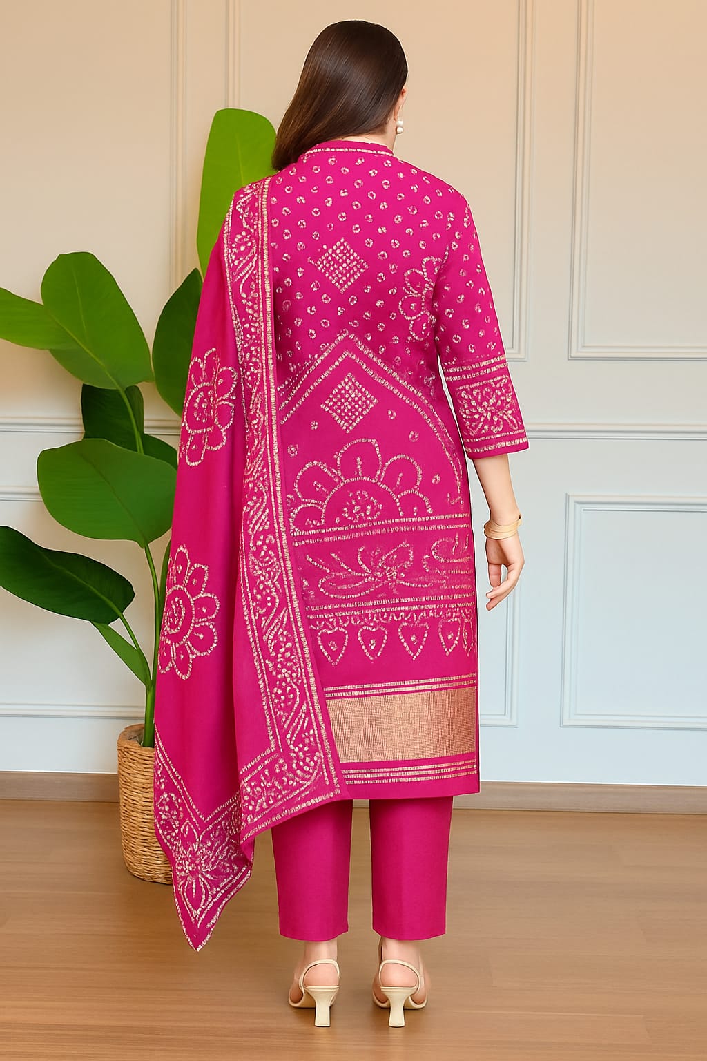 Chinon Silk Designer Festive Wear Set