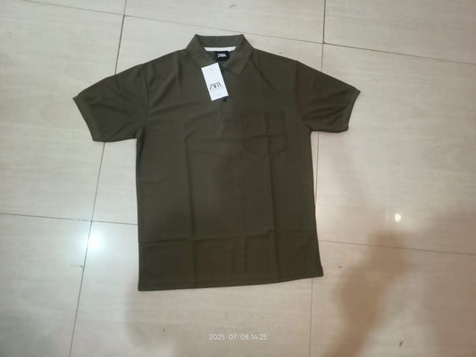 Textured Polo T-Shirt