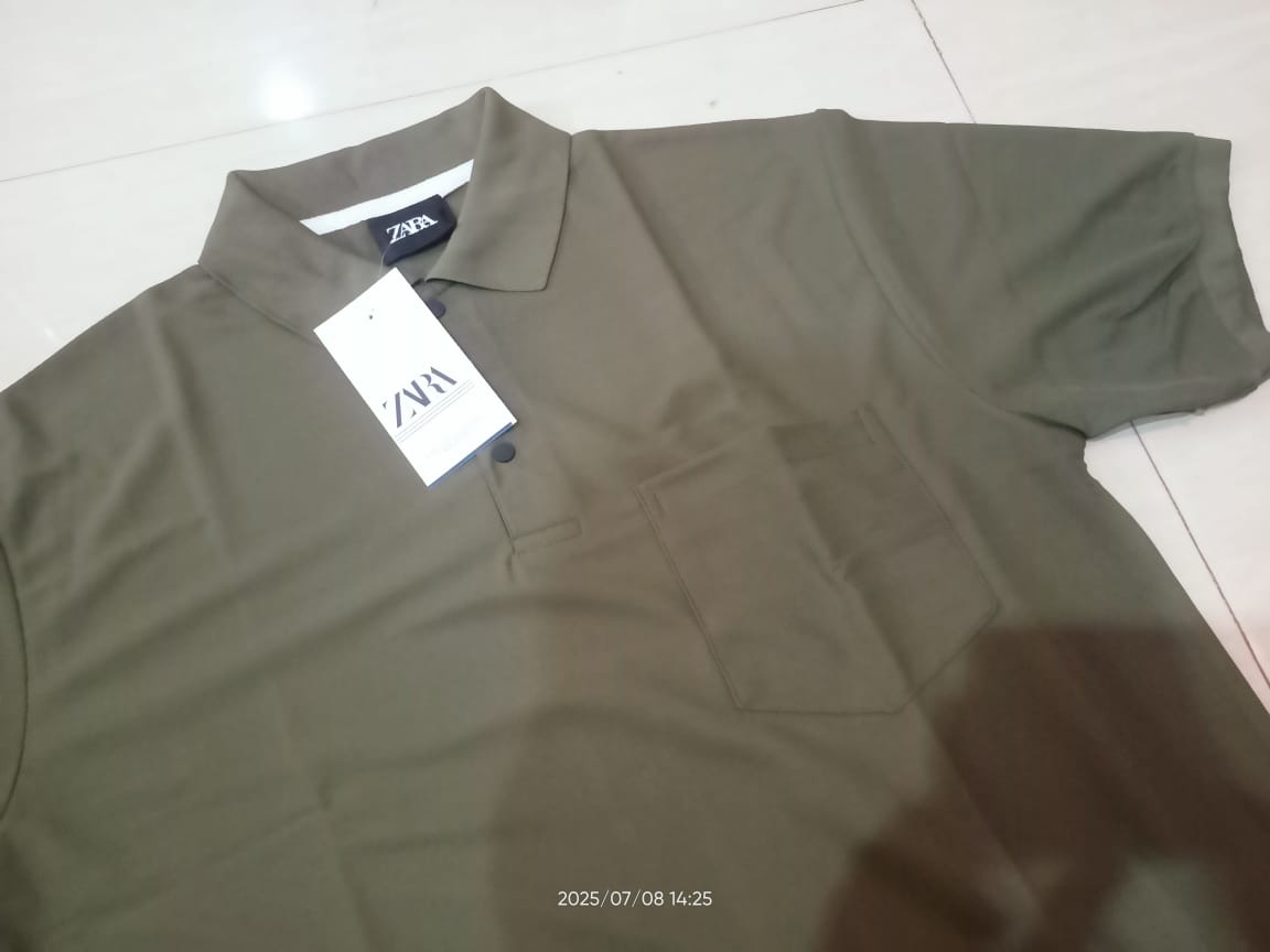 Textured Polo T-Shirt