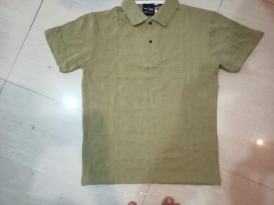 Textured Polo T-Shirt