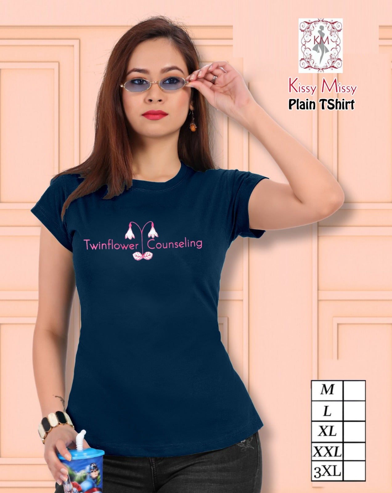 Girl 100% cotton tshirt .