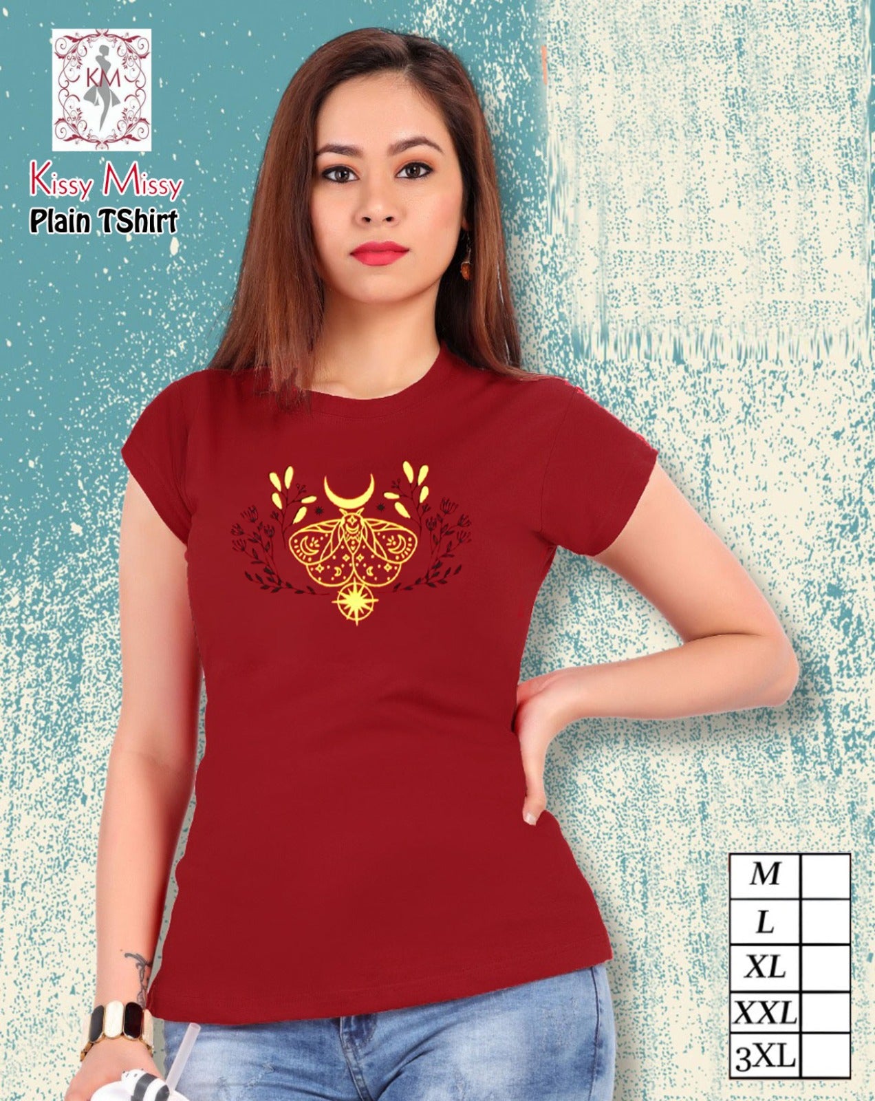 Girl 100% cotton tshirt .