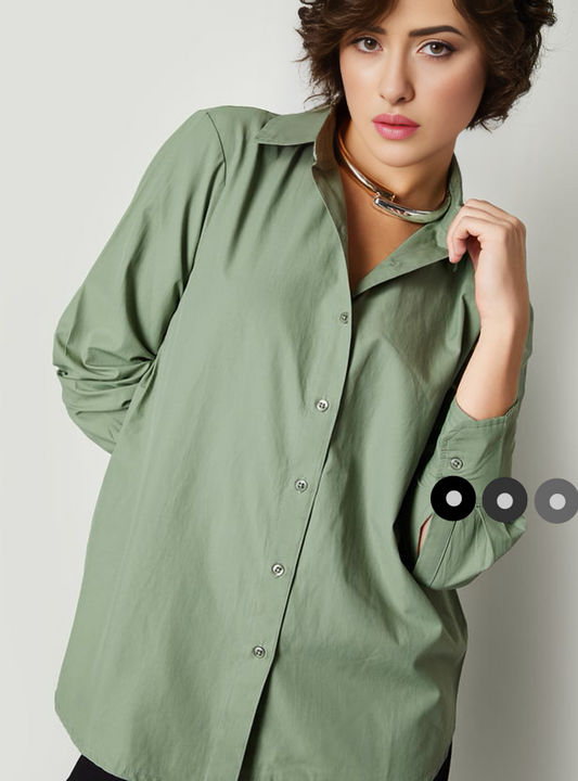 Formal Solid Shirts For Women