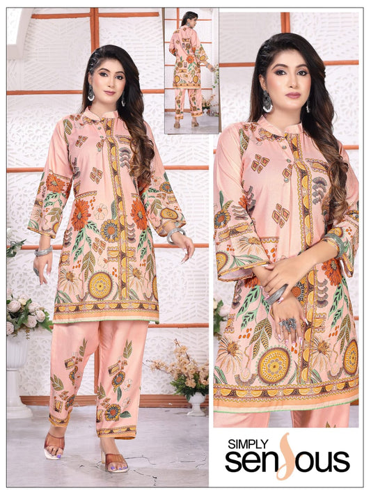 Trendy Printed Co-Ord Set Rayon premium