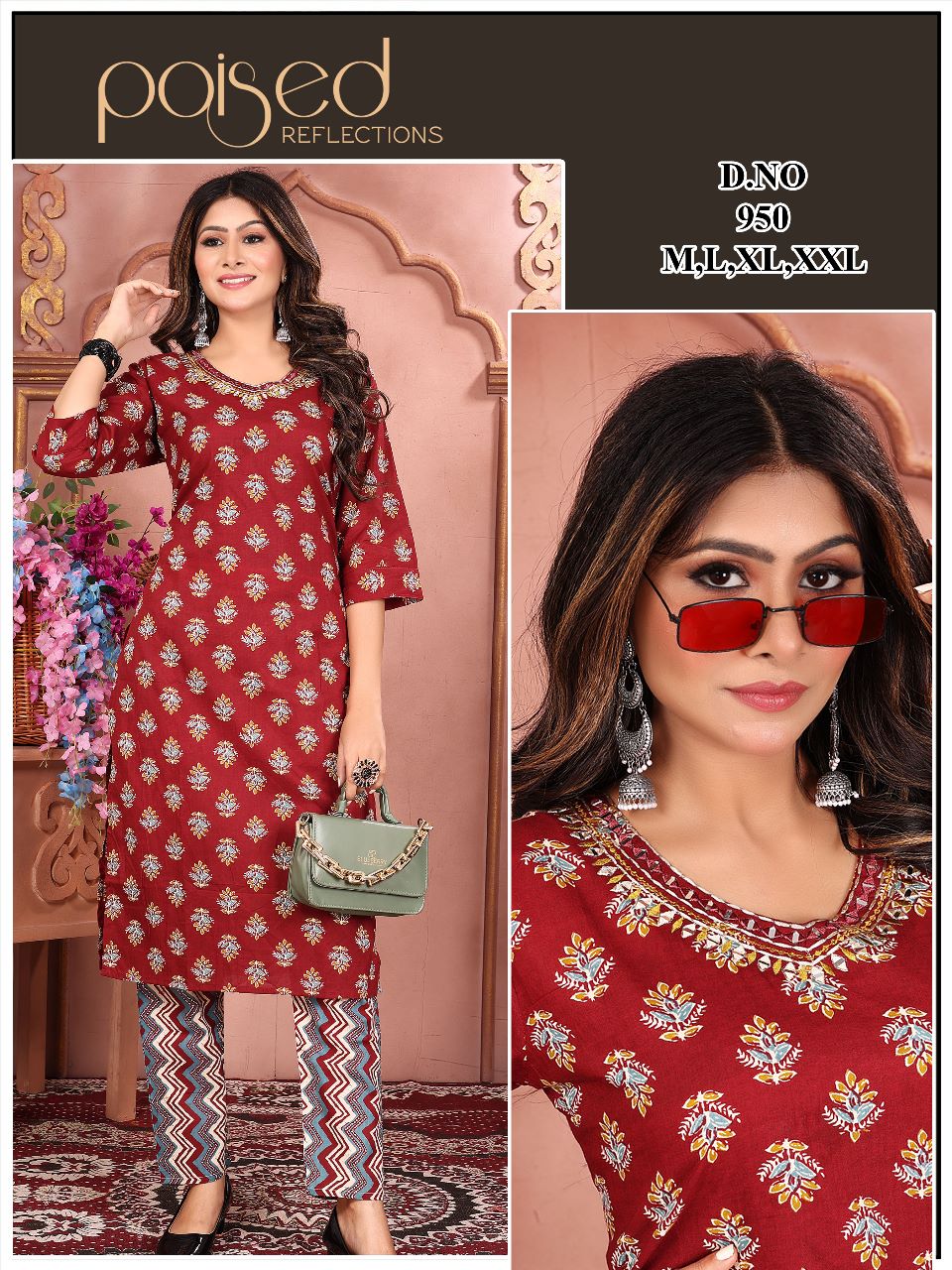 60*60 Cotton Print Kurti Pant