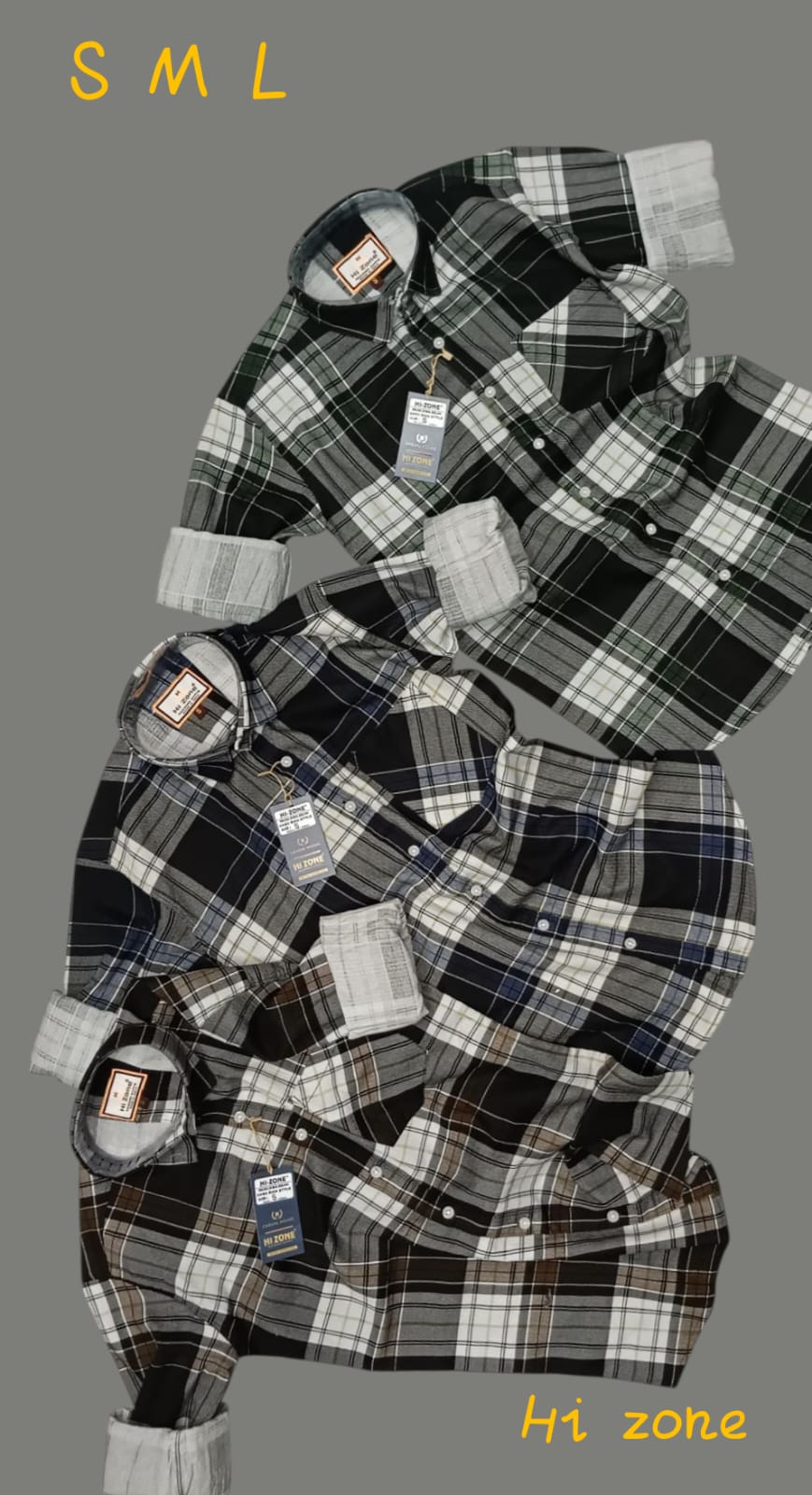 Men's Dobby Waffle Printed Shirts