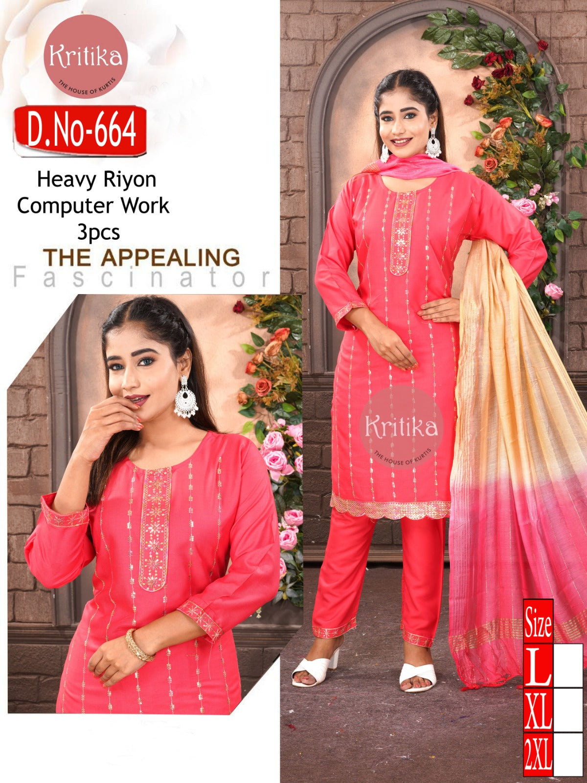 RAYON GORGIOUS NECK KURTI