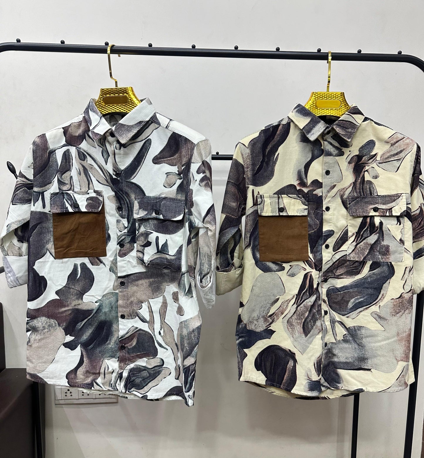 Fashionable Casual Shirts with Unique Texture and Pattern