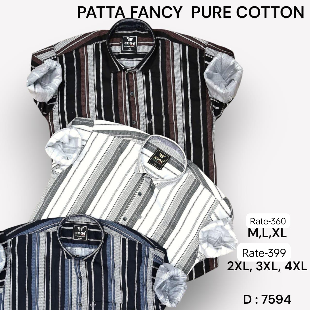 PATTA FANCY PURE COTTON SHIRT