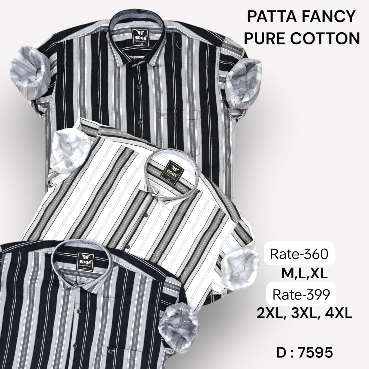 PATTA FANCY PURE COTTON SHIRT