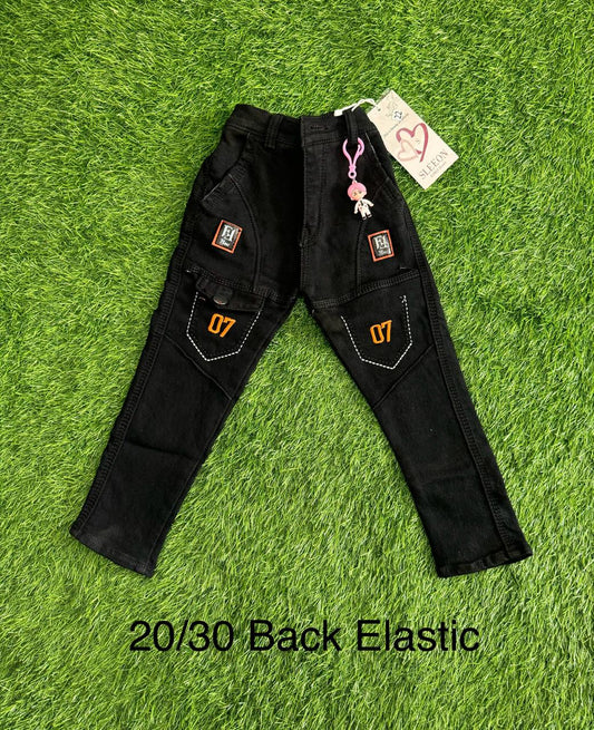 Kid Funky Embroidery Jeans