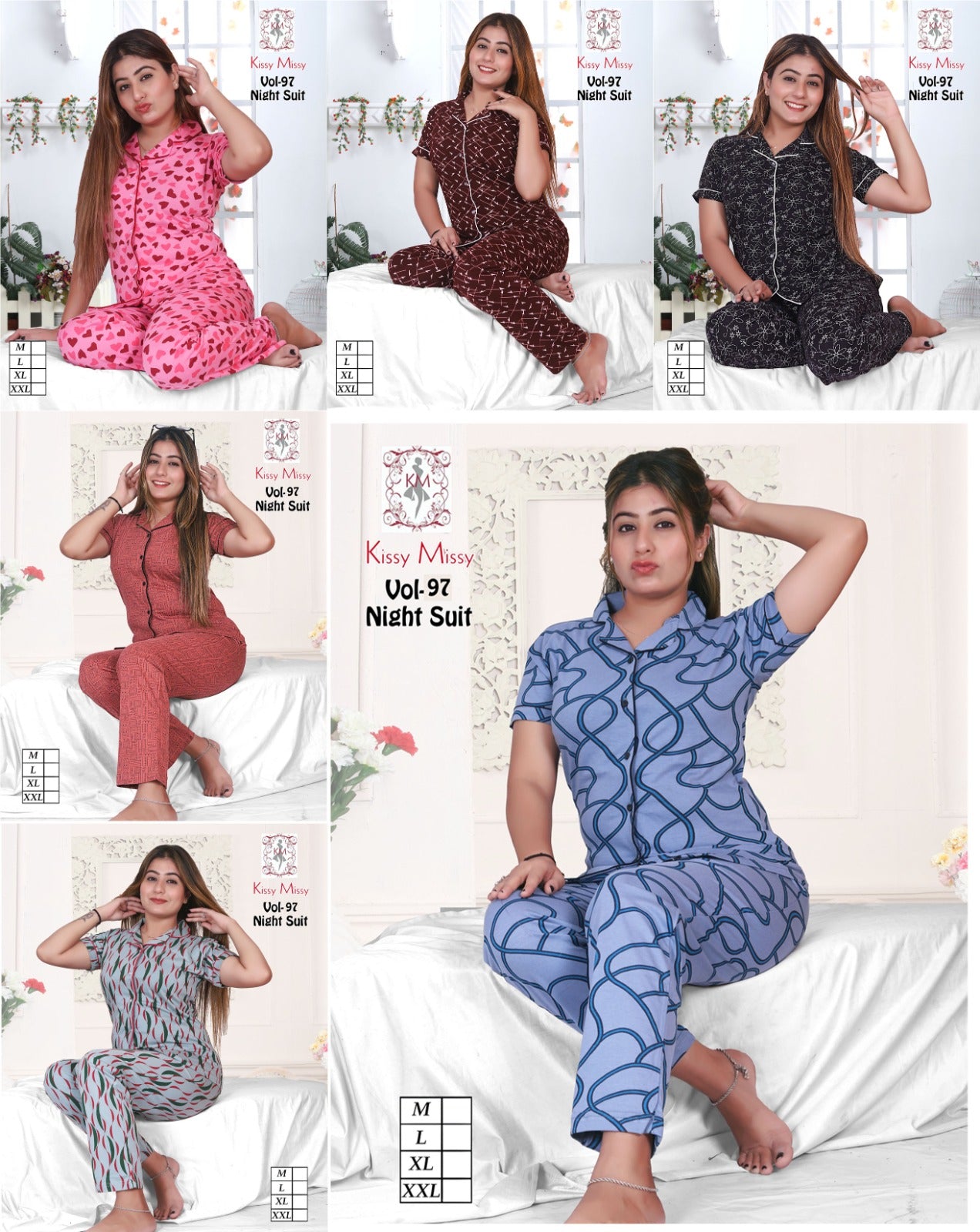 Girls' Lycra Printed Night Suit - Highly Comfortable