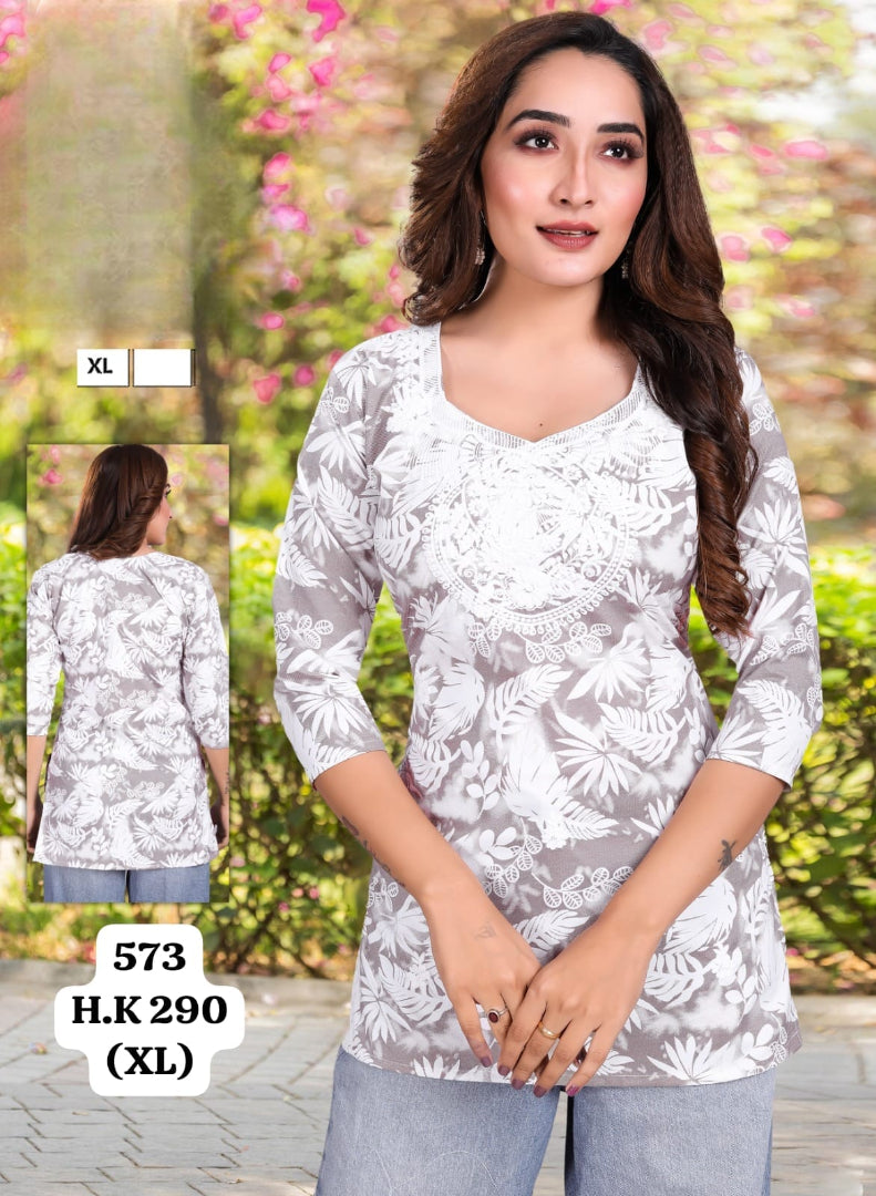 Short Kurti - Straight | Quality Fabric | INR. 180