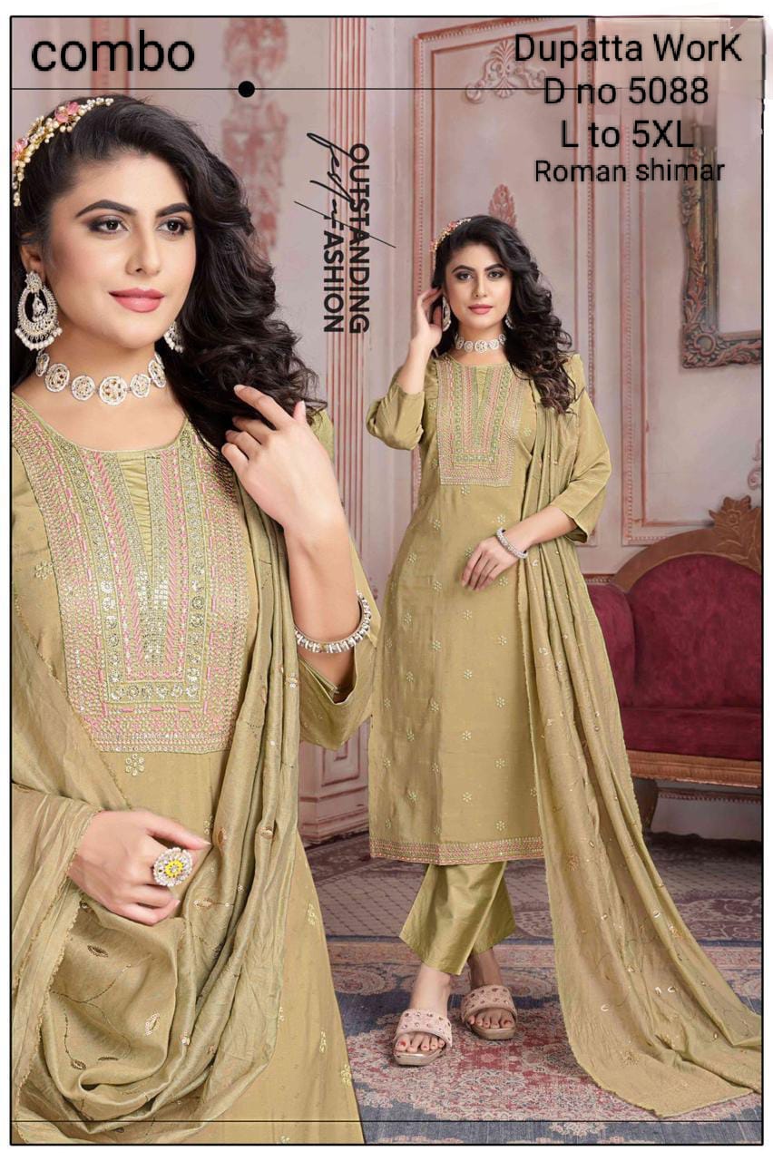 Roman Shimar Fabric kurti
