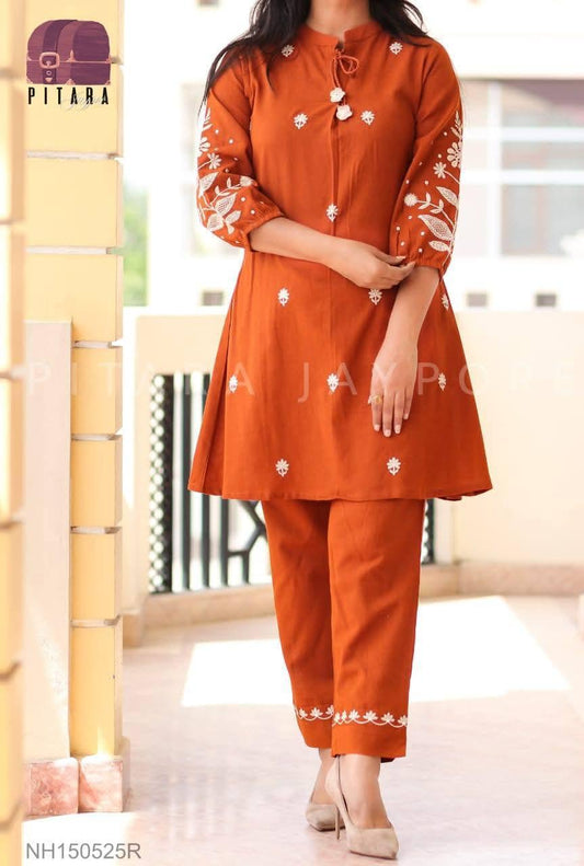 Cotton Kurti with Pant Set