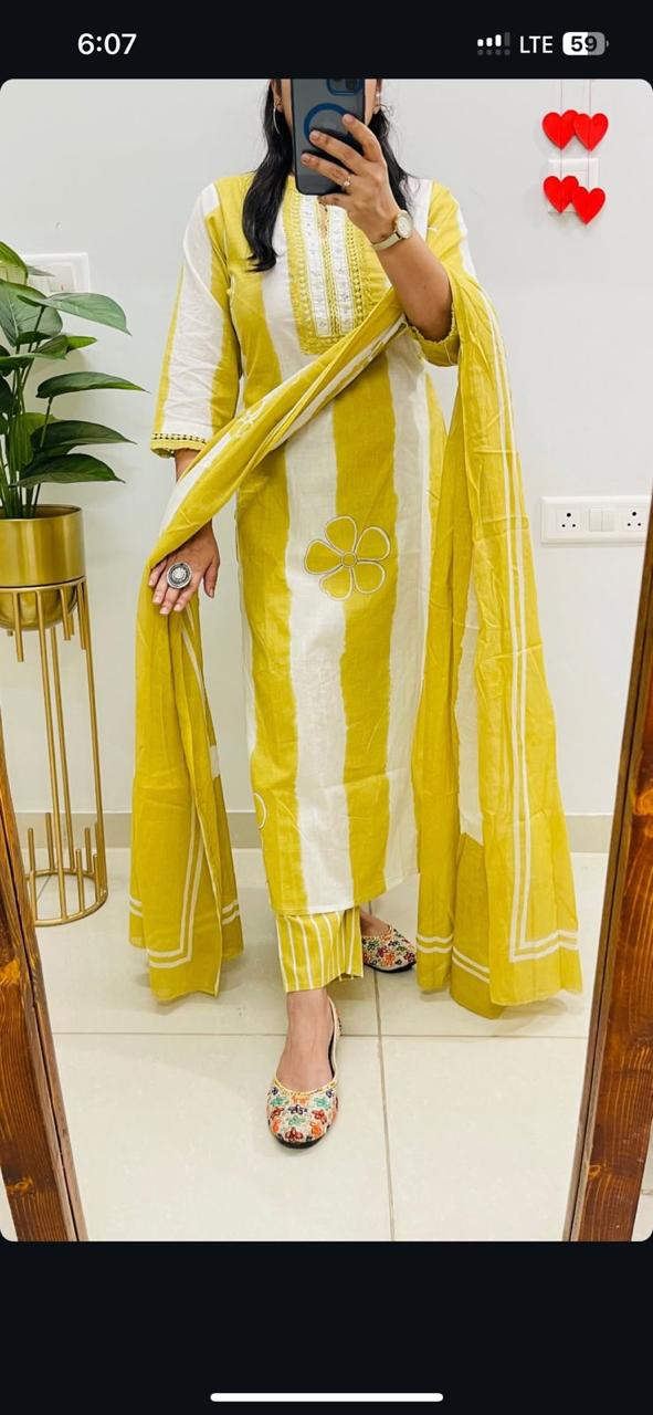 New Designer Floral Cotton Suit set collection