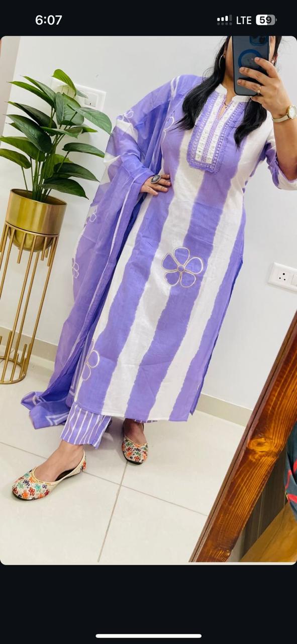 New Designer Floral Cotton Suit set collection