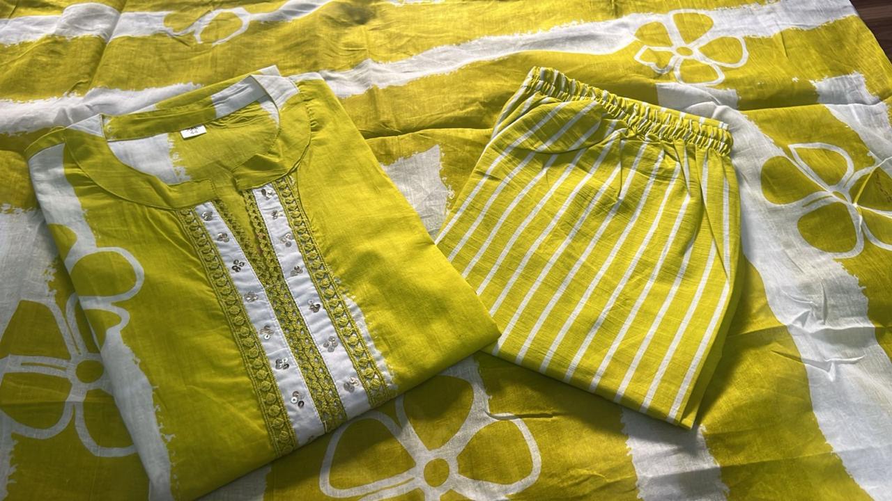 New Designer Floral Cotton Suit set collection