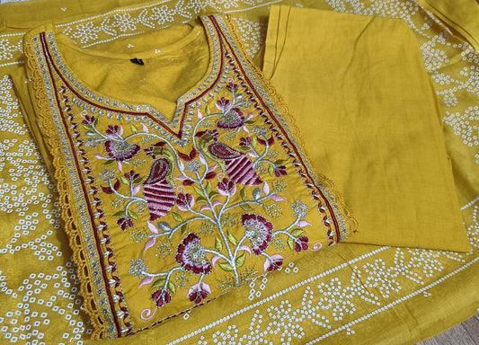 New Anarkali Kurta Set with Tier Pattern