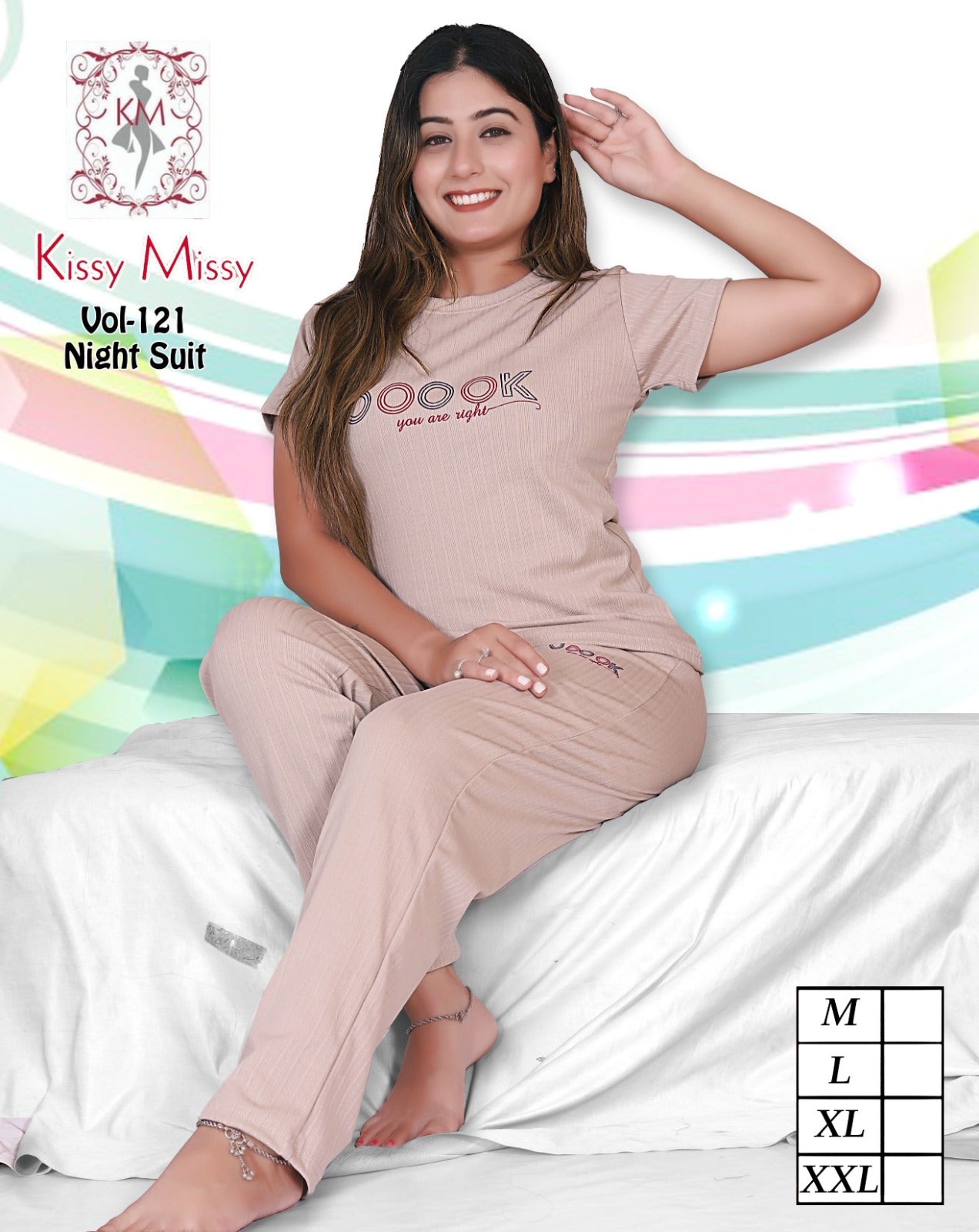 Designer Night suit For Girls (m to xxl)