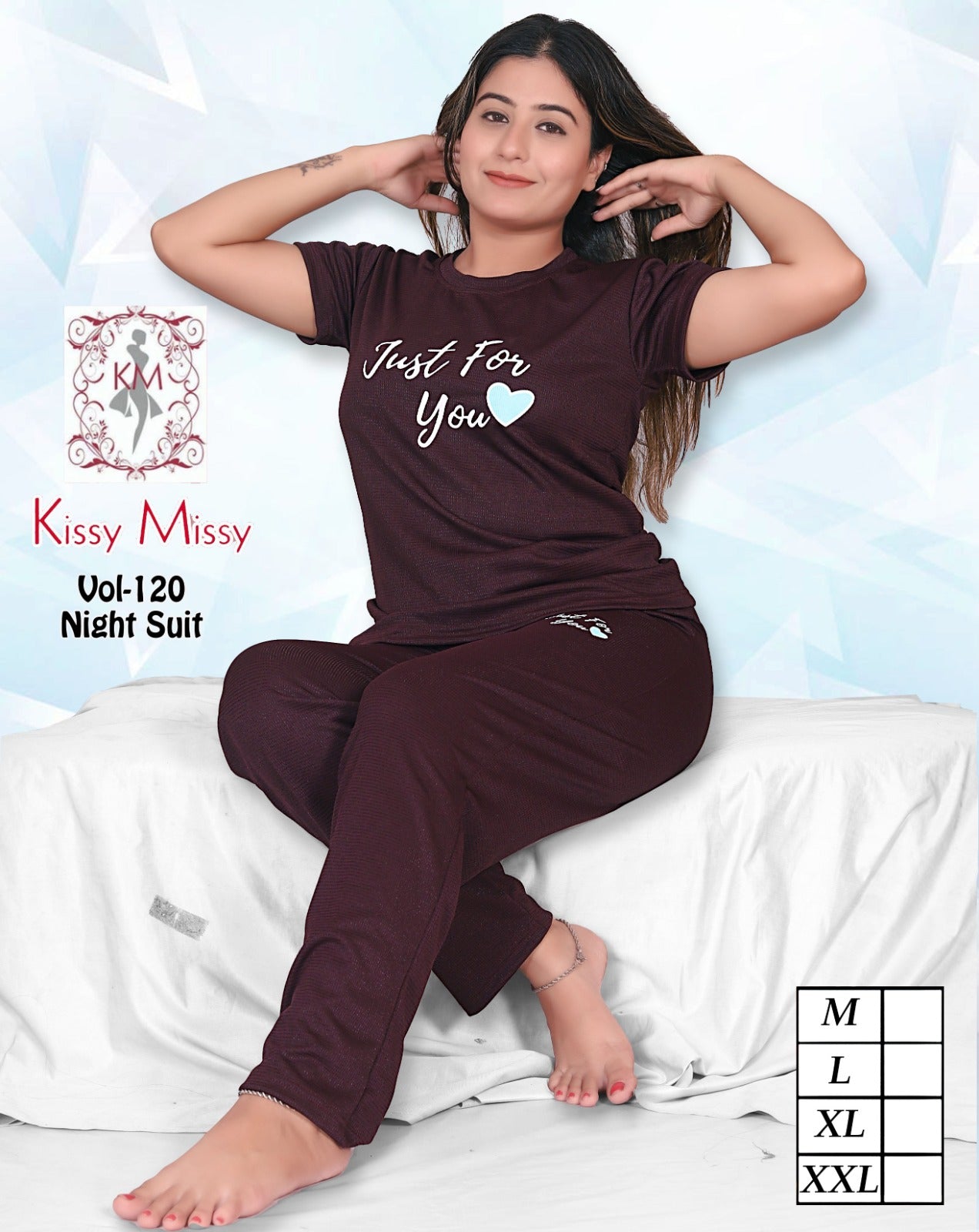 Designer Girls Night Suit Set Co-ord