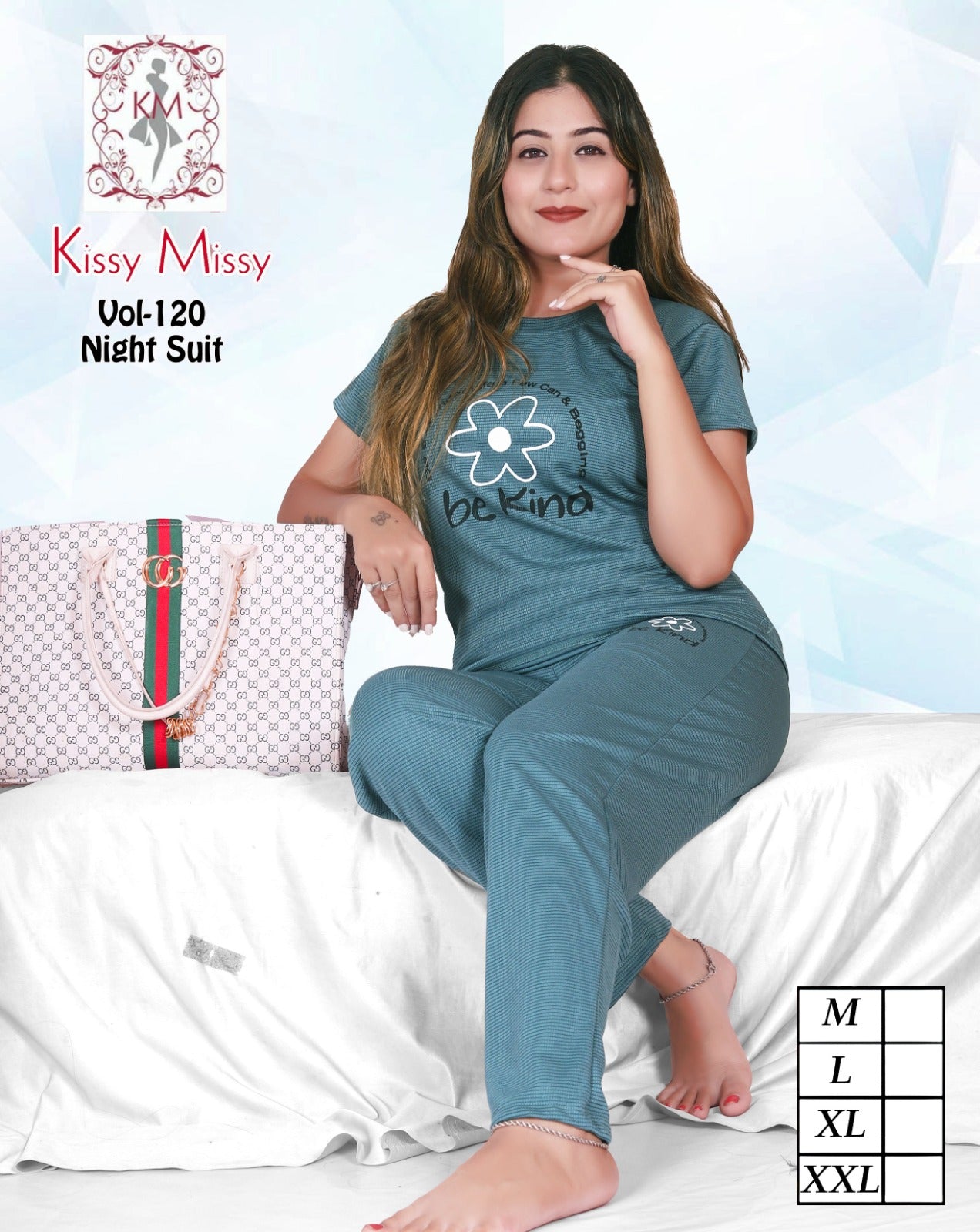 Designer Girls Night Suit Set Co-ord