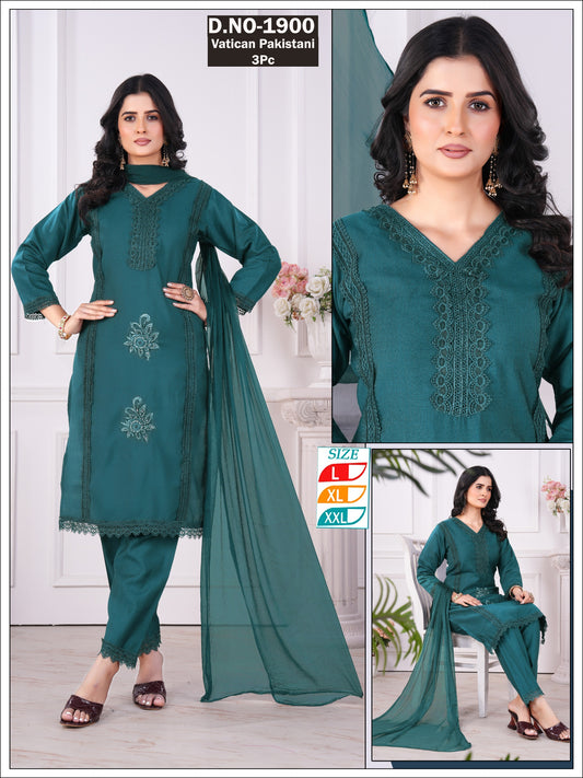 Vatican Pakistani pattern 3pc