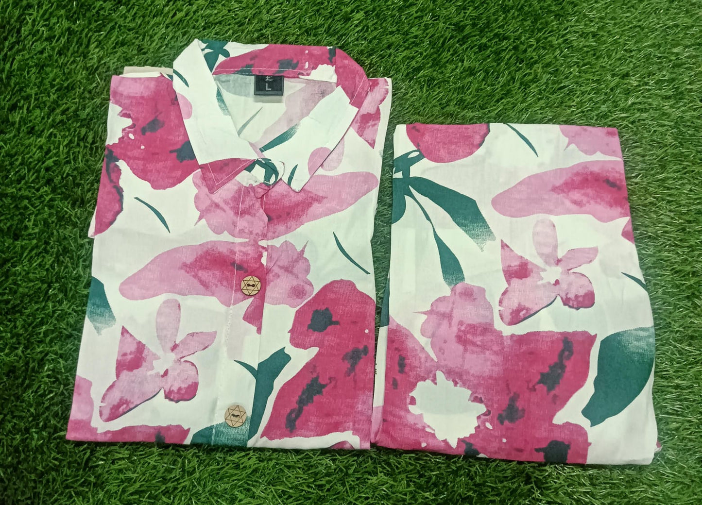 Co-ord collar Short RAYON