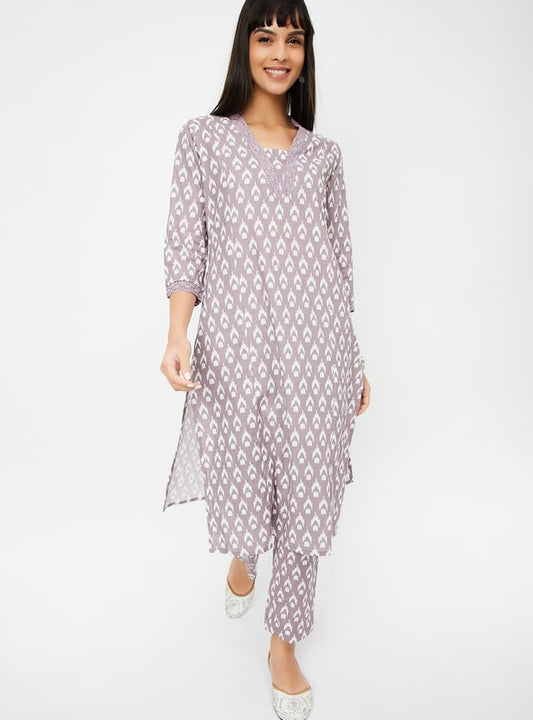 QUALITY Cotton 2pc Set - Vneck [ Regular, Big Size Available ]